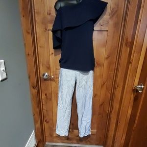 Tommy Hilfiger A La Cheville pinstripe pants